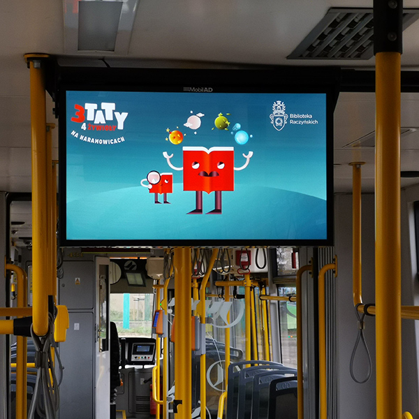 reklama w autobusach poznań